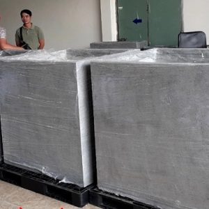 Chậu xi măng đá mài 1m