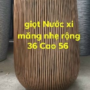 Chậu xi măng nhẹ trồng cây cao 56cm
