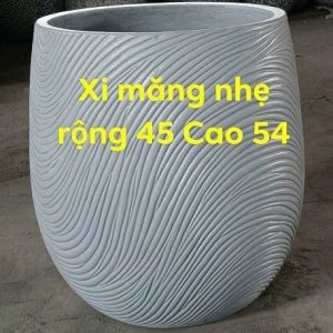 chậu xi măng kích thước 45cm x 45cm