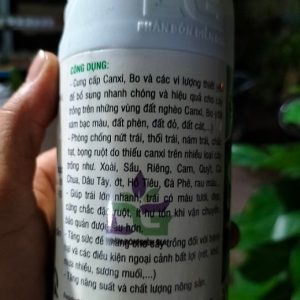 Phân bón lá dưỡng trái canxi Bo