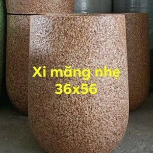 chậu xi măng chất liệu nhé trồng cây