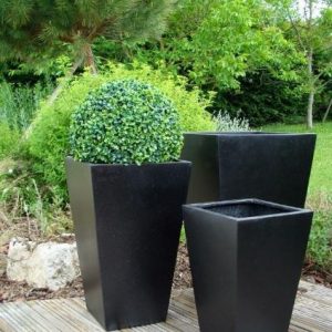 Chậu xi măng đá mài vát