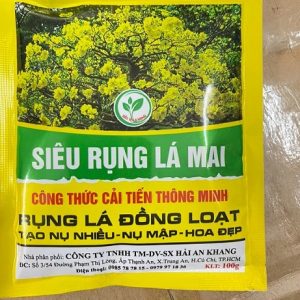 Phân bón vi lượng rụng lá mai