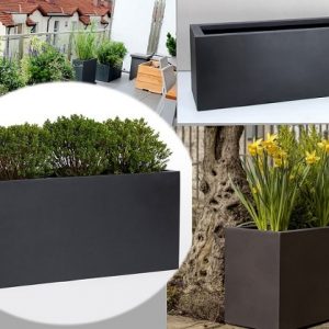 Chậu xi măng đá mài hình chữ nhật