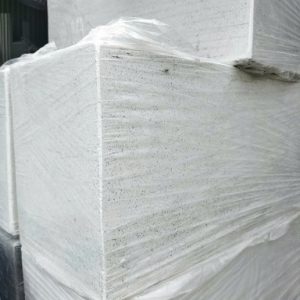 Chậu xi măng hình chữ nhật màu trắng