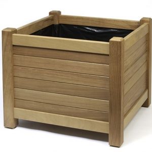 Chậu Gỗ Trồng Cây Hình Vuông