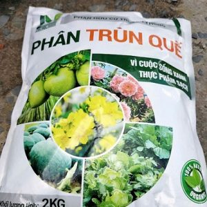 Phân Trùn Quế Dạng Bột (gói 2kg)