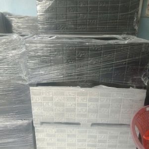 Chậu Xi Măng Đá Mài Hình Chữ Nhật Có Chân Đế