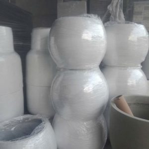 Chậu Xi Măng Đá Mài Trồng Cây Hình Gáo Dừa