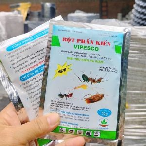 Bột phấn diệt kiến và gián Vipesco