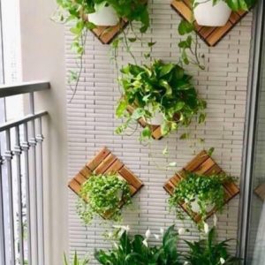 Chậu Nhựa Ốp Tường Trồng Cây