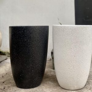 Chậu Xi Măng Đá Mài Hình Đầu Đạn Cao 60cm