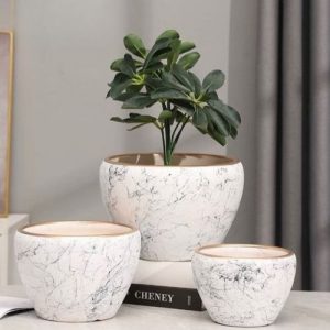 chậu sứ tráng men